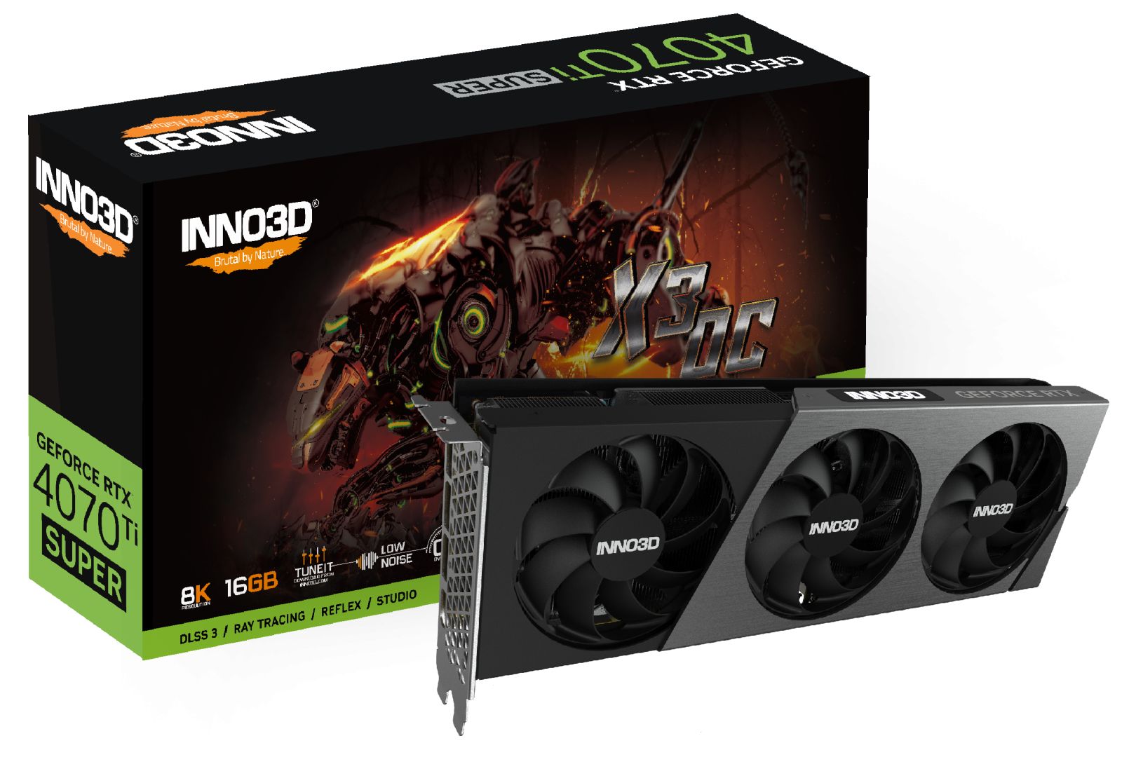 Inno3D GeForce RTX4070 Ti Super 12GB DDR6X X3 OC