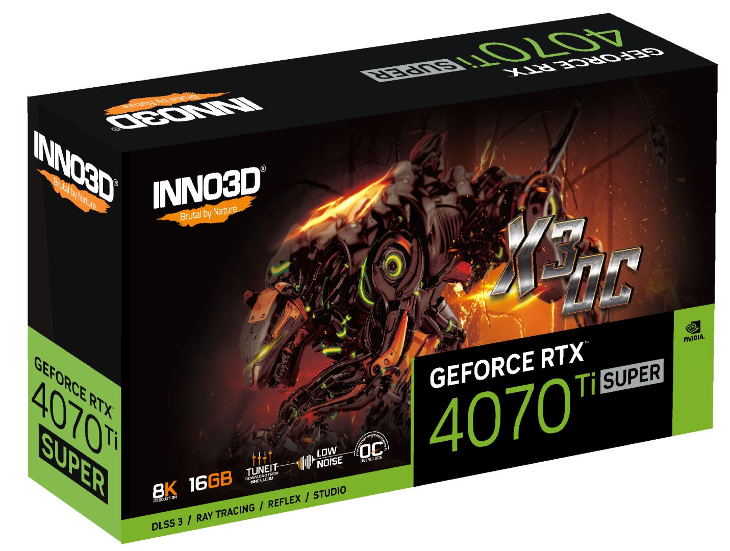 Inno3D GeForce RTX4070 Ti Super 12GB DDR6X X3 OC