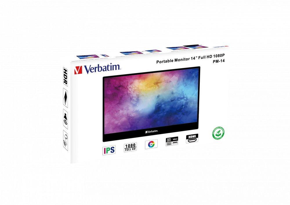 Verbatim 14" PM-14 IPS LED Portable