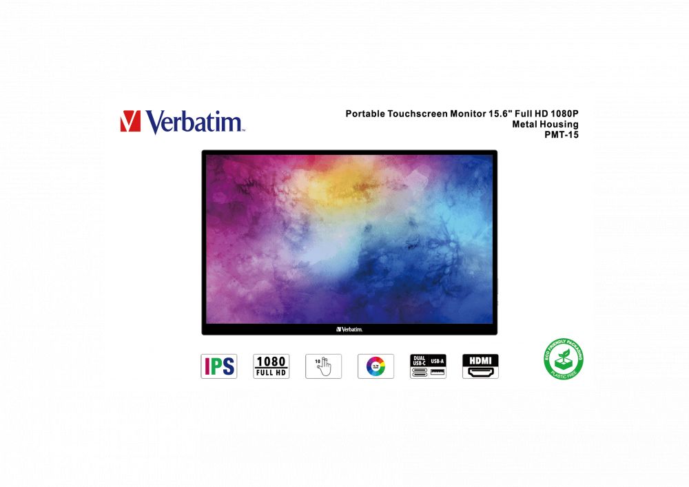 Verbatim 15,6" PMT-15 IPS LED Portable