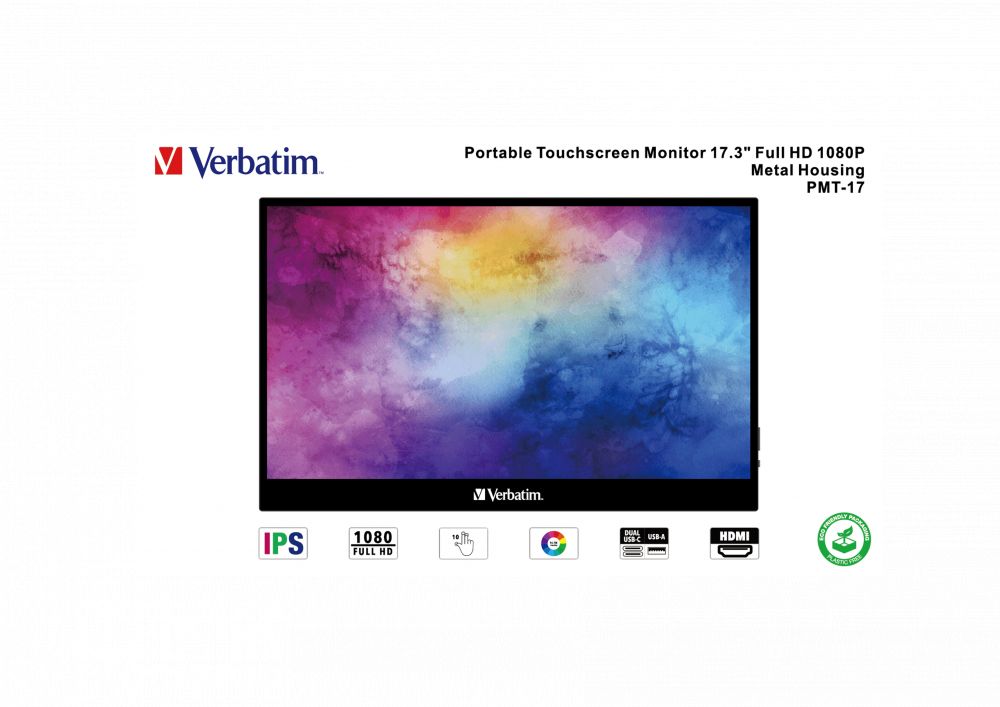 Verbatim 17,3" PMT-17 IPS LED Portable