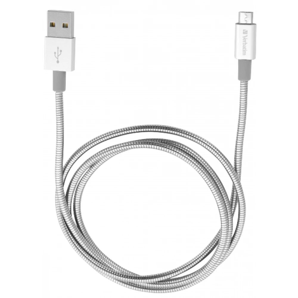 Verbatim Micro USB Sync & Charge Cable Silver