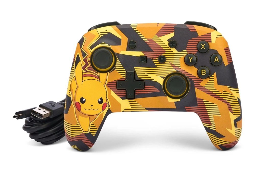 PowerA Enhanced USB Gamepad Camo Storm Pikachu