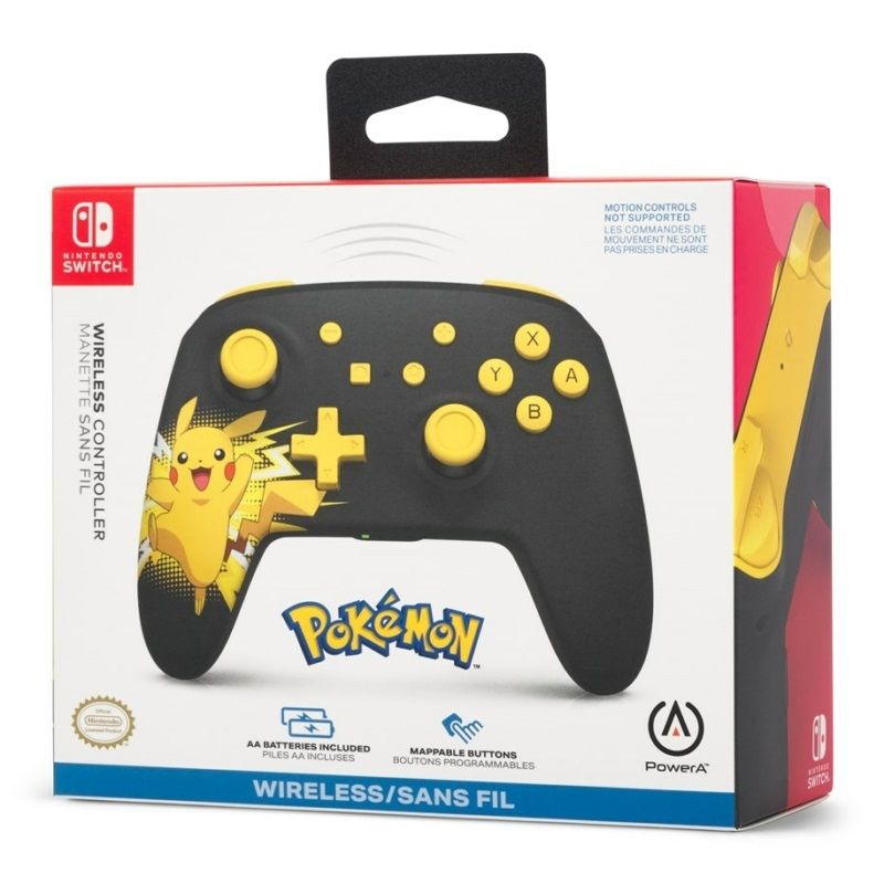 PowerA Enhanced Bluetooth Gamepad Pikachu Ecstatic