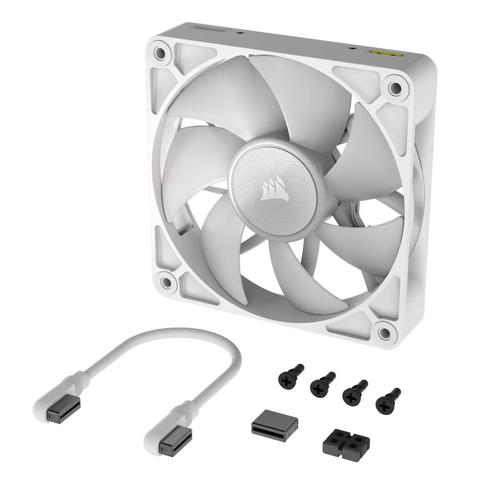 Corsair iCUE LINK RX120 RGB 120mm PWM Single Fan Expansion White