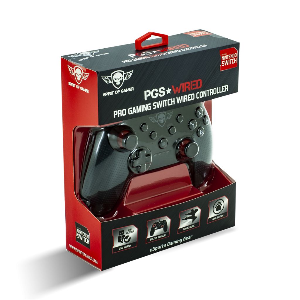 Spirit Of Gamer PGS Switch Controller Black/Red