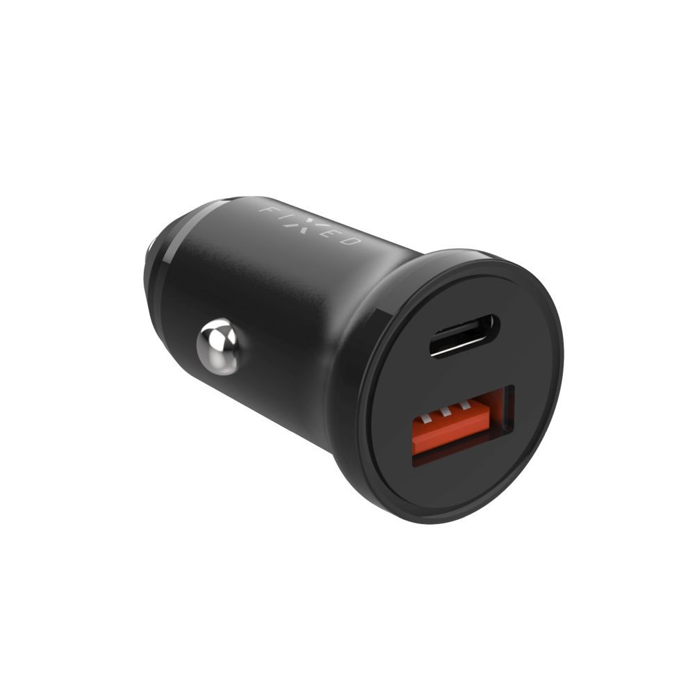 FIXED USB-C/USB Car Charger 20W Black