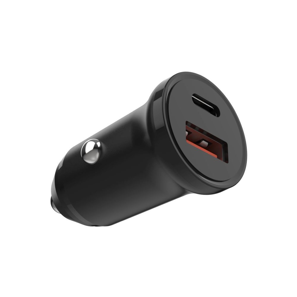 FIXED USB-C/USB Car Charger 20W Black