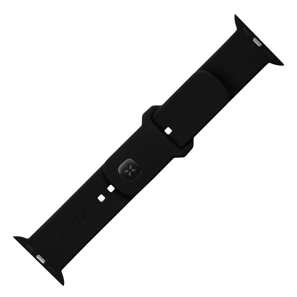 FIXED Silicone Sporty Strap Set for Apple Watch Ultra 49mm Black