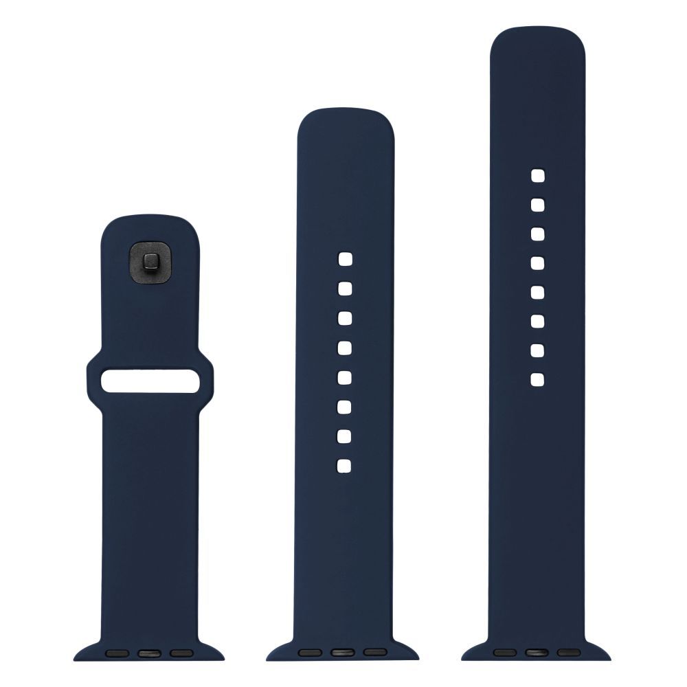 FIXED Silicone Sporty Strap Set for Apple Watch Ultra 49mm Blue