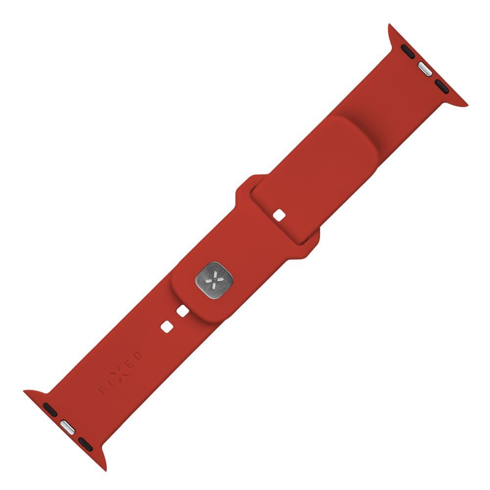 FIXED Silicone Sporty Strap Set for Apple Watch Ultra 49mm Red