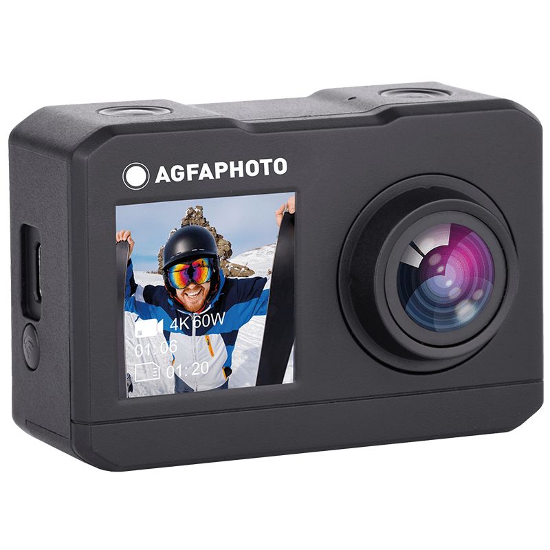 Agfa Realimove AC7000 Dual screen 2.7K Action Cam Black