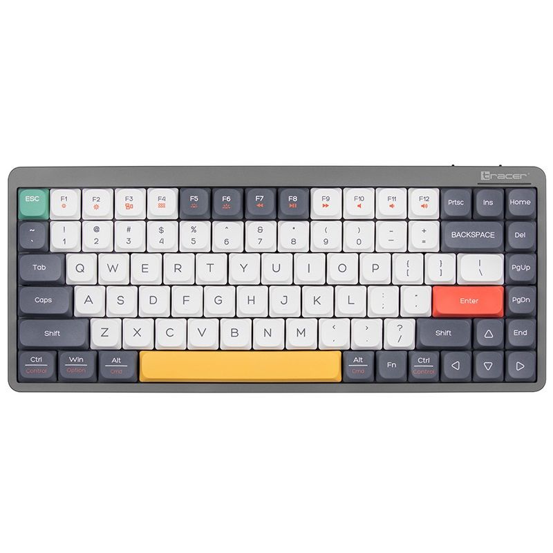 Tracer FINA 84 GameZone Red Switch Rainbow Mechanical Keyboard Grey US