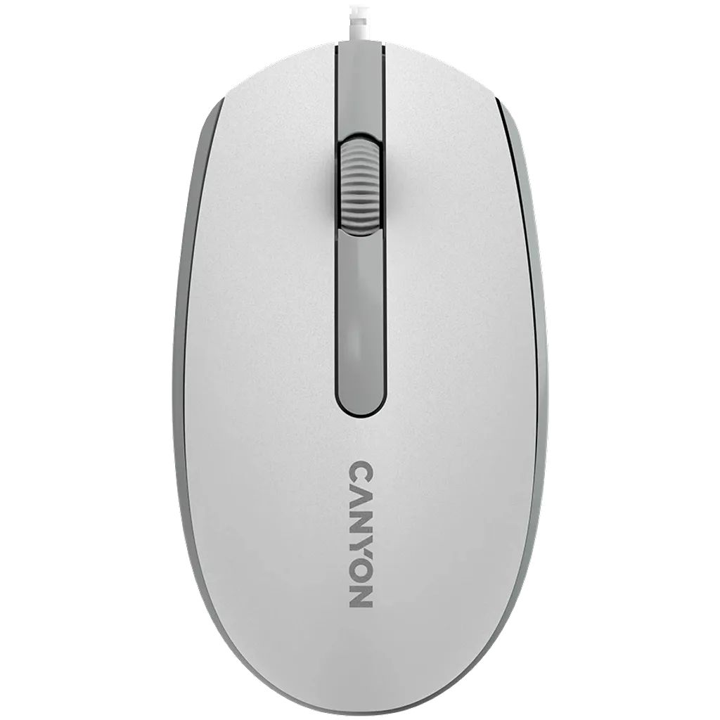 Canyon CNE-CMS10WG wired mouse White/Grey