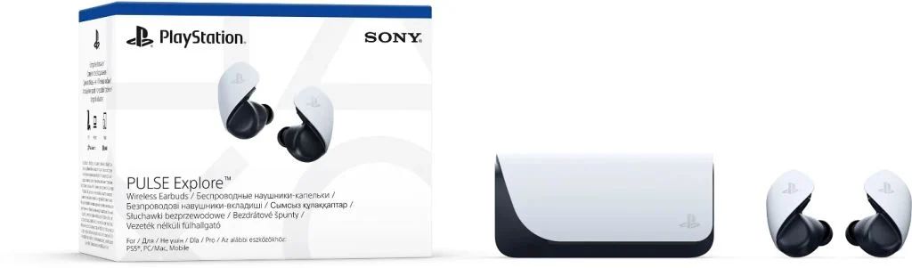 Sony PlayStation 5 Pulse Explore Bluetooth Headset White