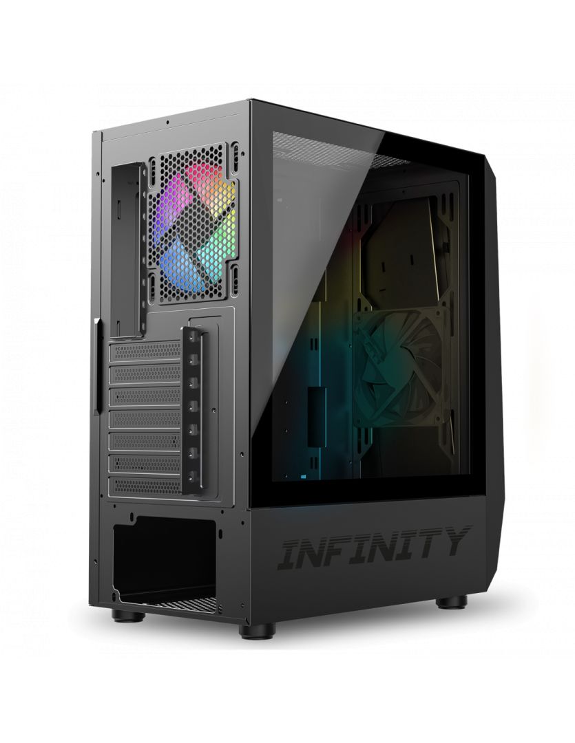 Spirit Of Gamer Intinity Dark Tempered Glass Black