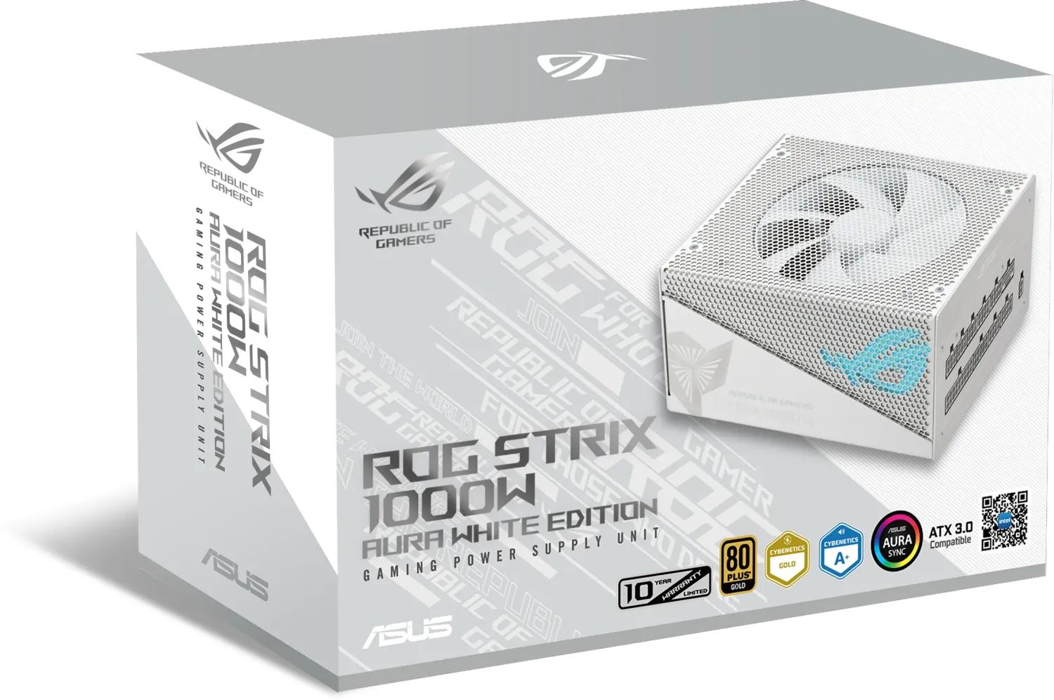 Asus 1000W 80+Gold ROG Strix Aura White Edition