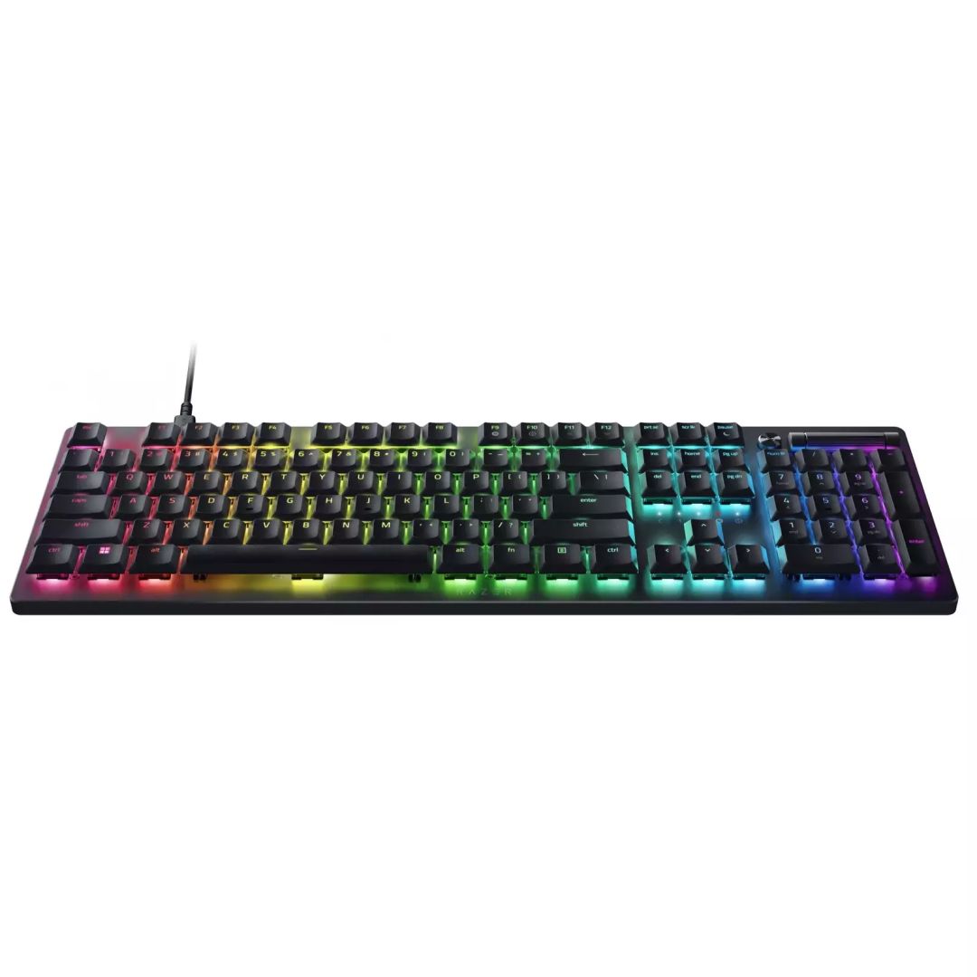 Razer DeathStalker V2 Clicky Optical Purple Switch Keyboard Black US