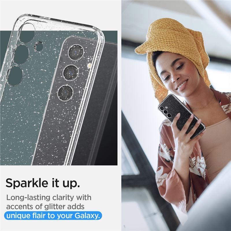 Spigen Liquid Crystal Glitter for Samsung Galaxy S24 Crystal Quartz