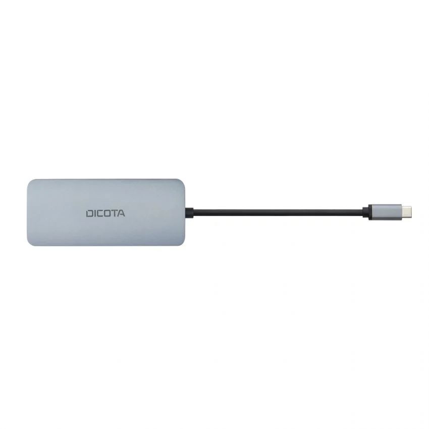 Dicota USB-C 8-in-1 Multi Hub 4K PD 100W Silver