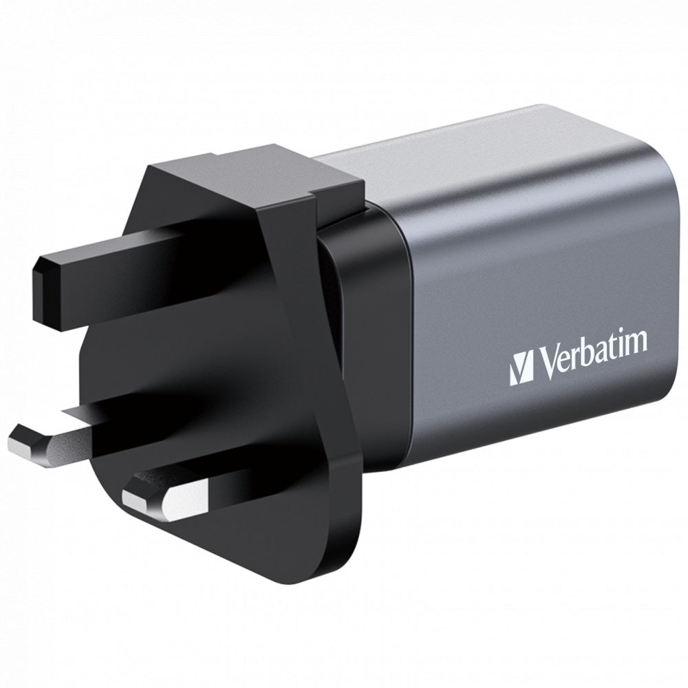 Verbatim 35W 2-Port GaN Wall Charger Black