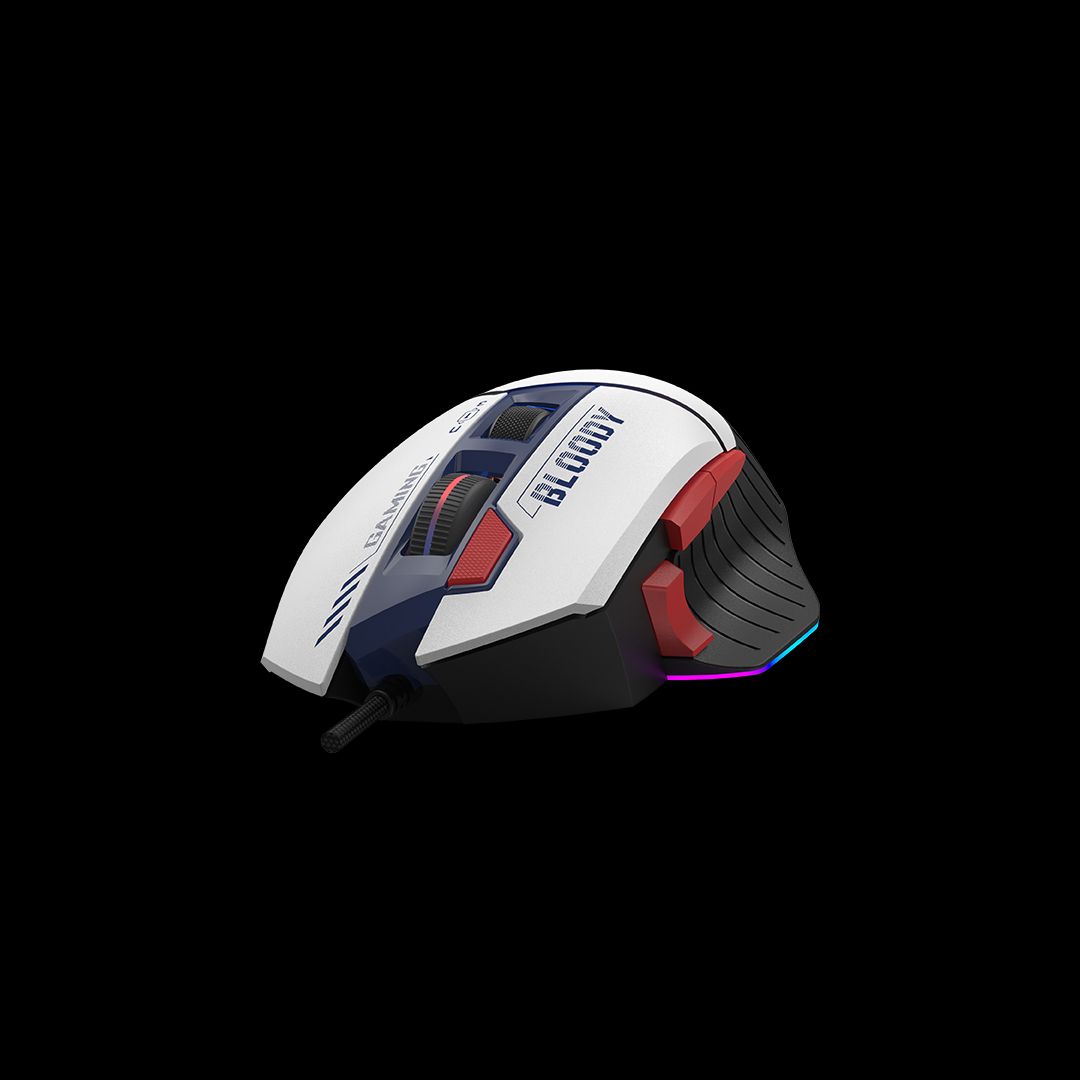 A4-Tech Bloody W95 Max USB Sports RGB Gaming Mouse Navy