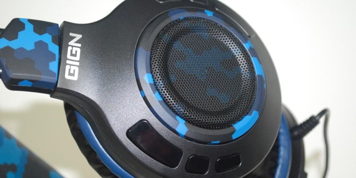 Subsonic Gaming Headset Tactics GIGN Black/Camo Blue