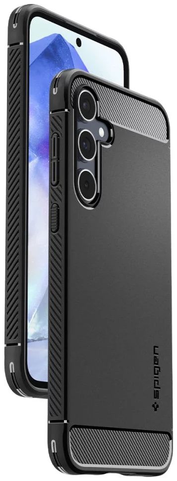 Spigen Rugged Armor Samsung Galaxy A55 Matte Black