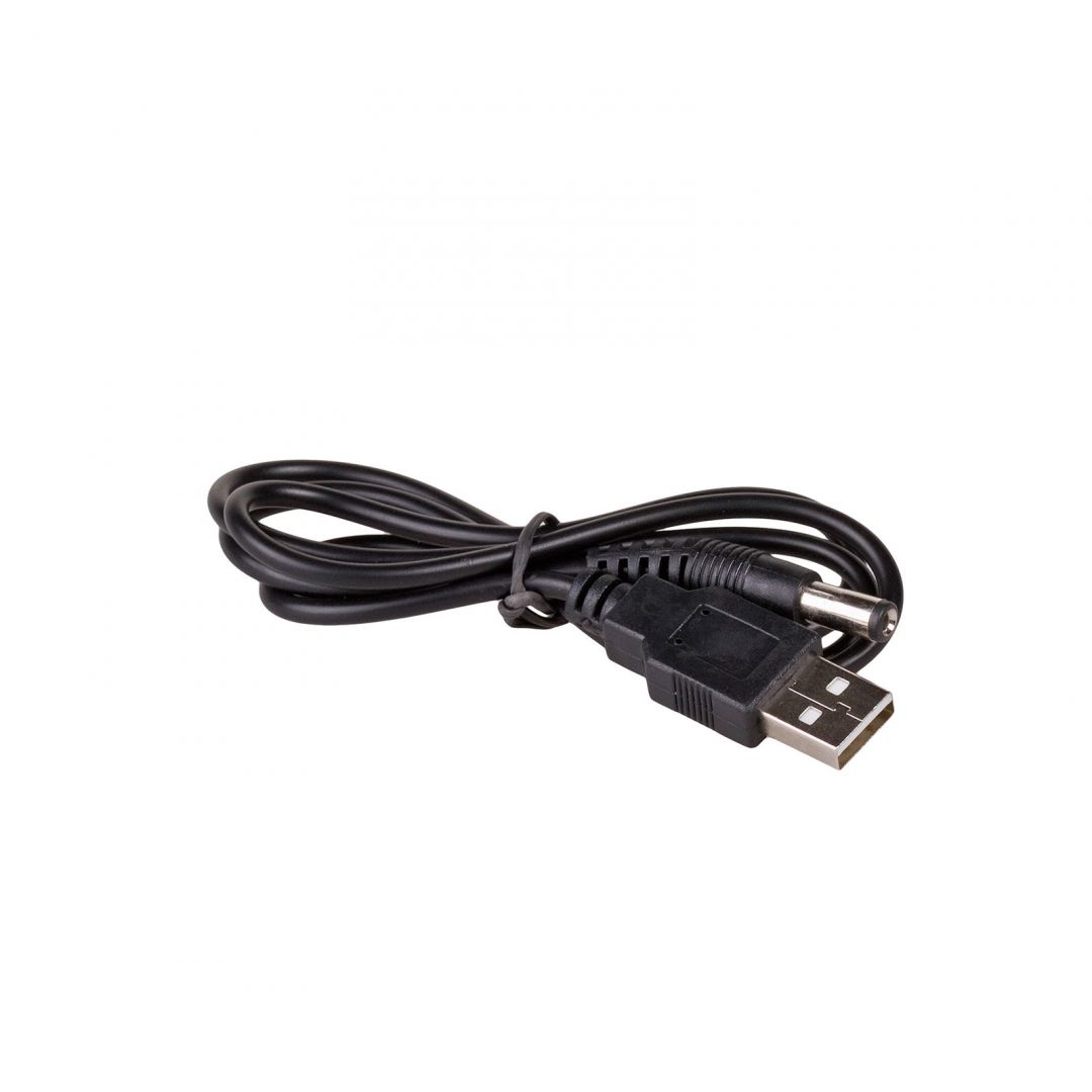 Akyga AK-DC-01 USB - DC 5,5 x 2,1 mm cable 0,8m Black