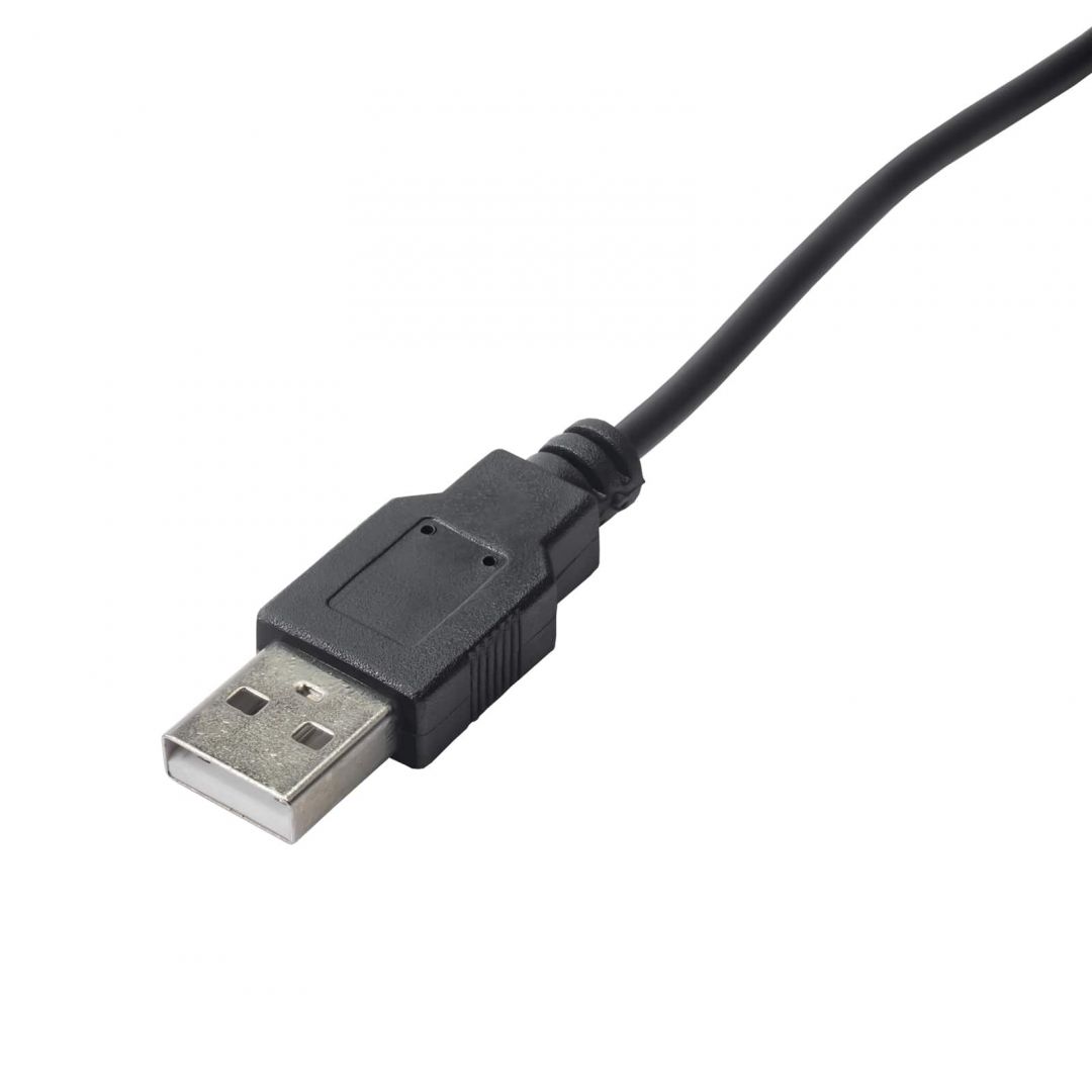 Akyga AK-DC-01 USB - DC 5,5 x 2,1 mm cable 0,8m Black