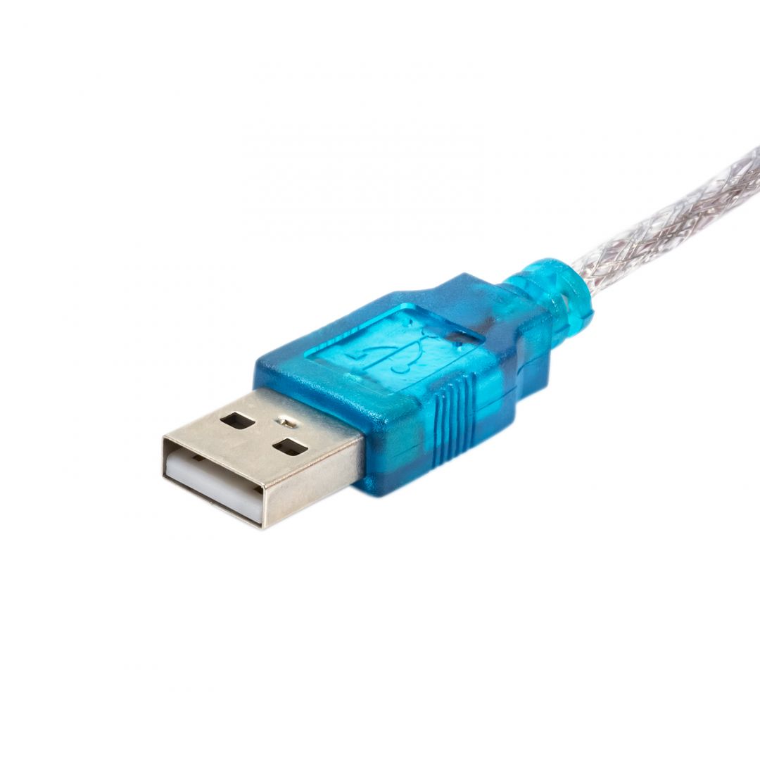 Akyga AK-CO-02 USB/R-232 cable 1m Transparent