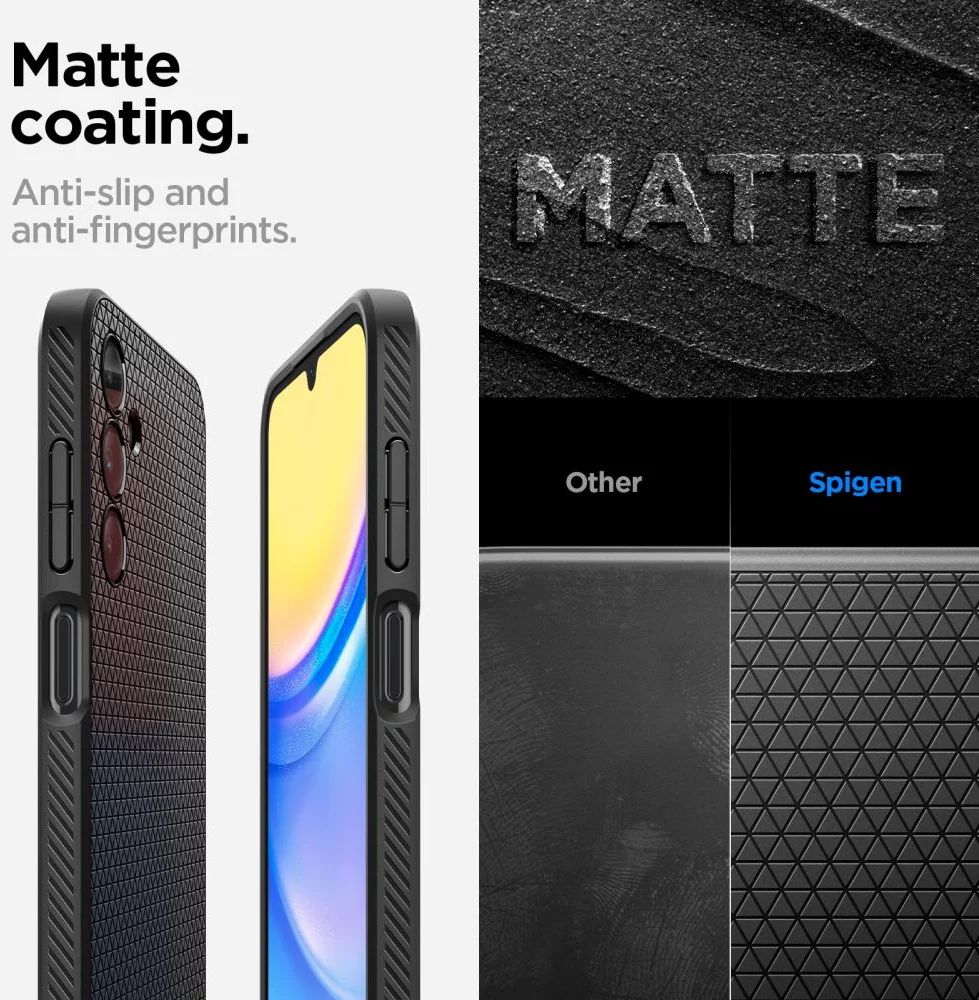 Spigen Liquid Air Samsung Galaxy A15/A15 5G Matte Black