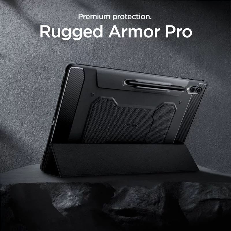 Spigen Rugged Armor Pro Samsung Galaxy Tab S9 Ultra/Tab S8 Ultra Black