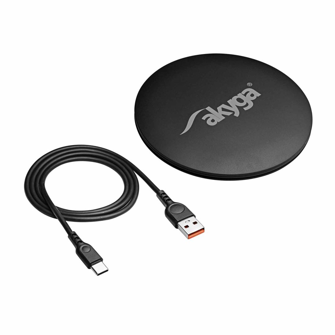 Akyga AK-QI-04 Wireless Charger Pad Black