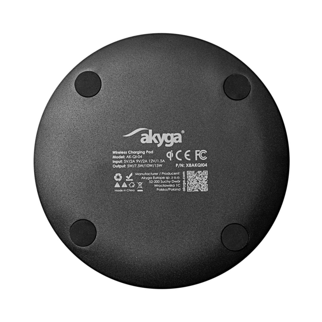 Akyga AK-QI-04 Wireless Charger Pad Black