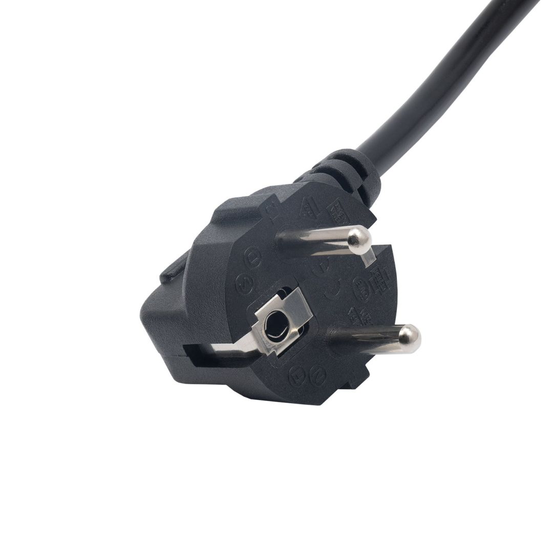 Akyga AK-NB-02A 3-Prong Hammerhead Power Cord 1,5m Black