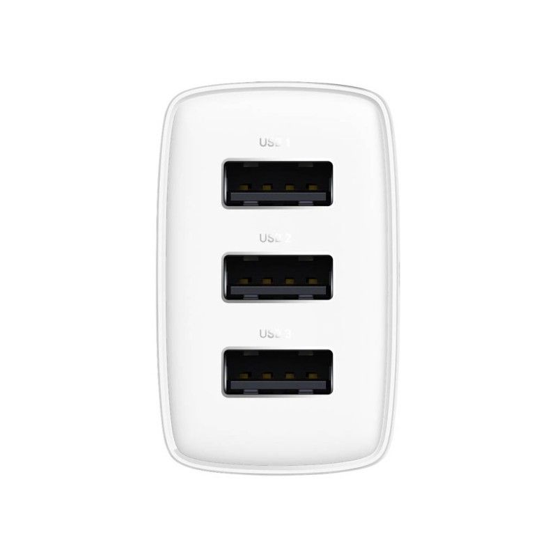 Baseus Compact 17W Wall Charger White