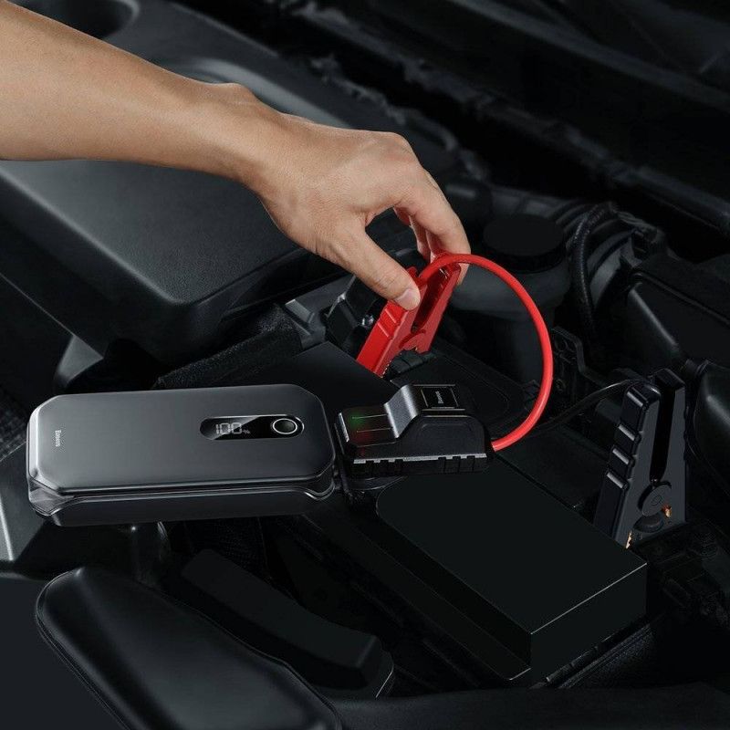 Baseus Super Energy Car Jump Starter 12000mAh PowerBank Black