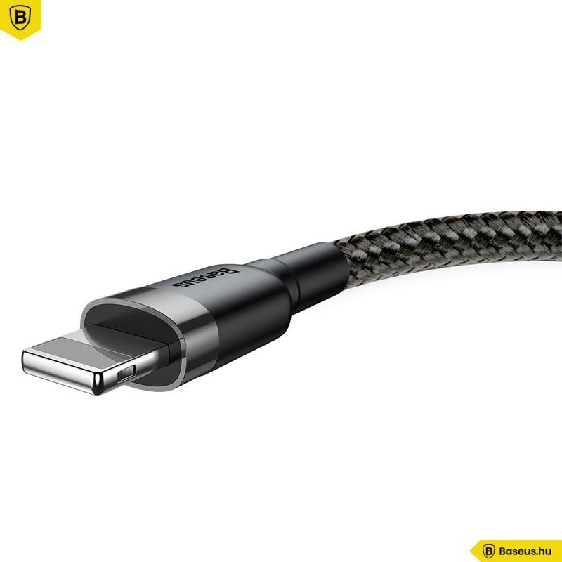 Baseus iPhone Lightning gyors adat, töltőkábel 2A 3m Black