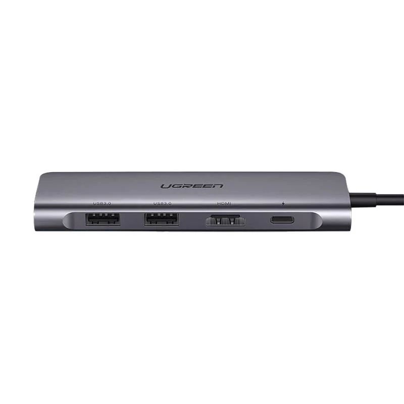 UGREEN CM195  6in1 Docking Station Grey