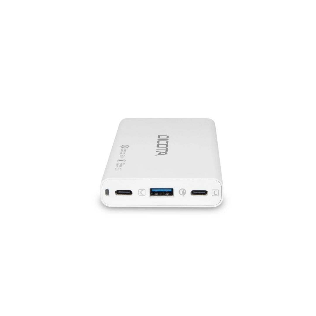 Dicota 3-Port Desktop Charger Universal (65W) White