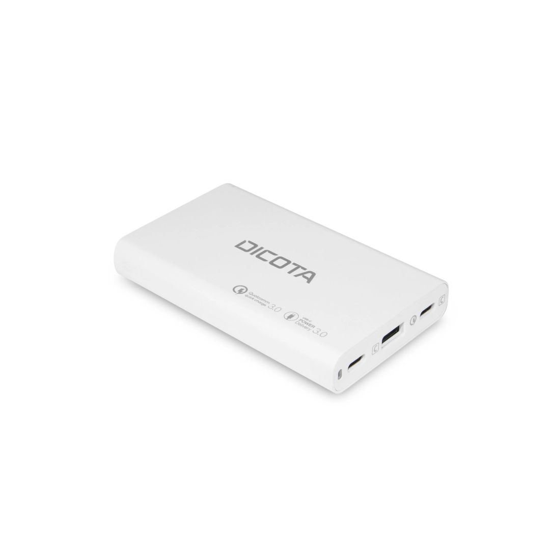 Dicota 3-Port Desktop Charger Universal (65W) White