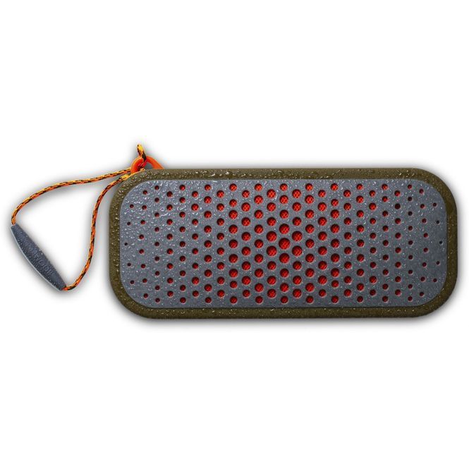 Boompods Blockblaster Bluetooth Speaker Green/Orange