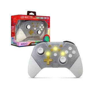 ARMOR3 NuChamp Nintendo Switch Gamepad White/Transparent