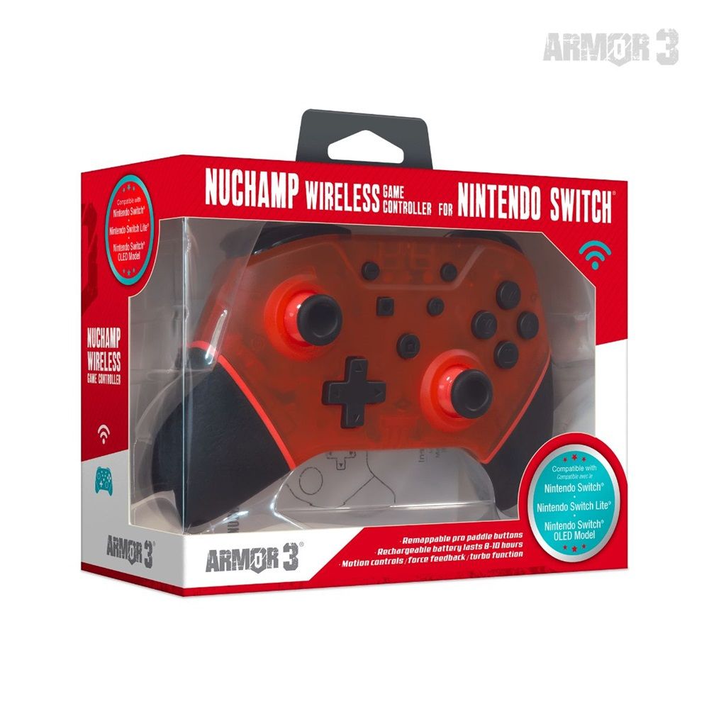 ARMOR3 NuChamp Nintendo Switch Gamepad Red