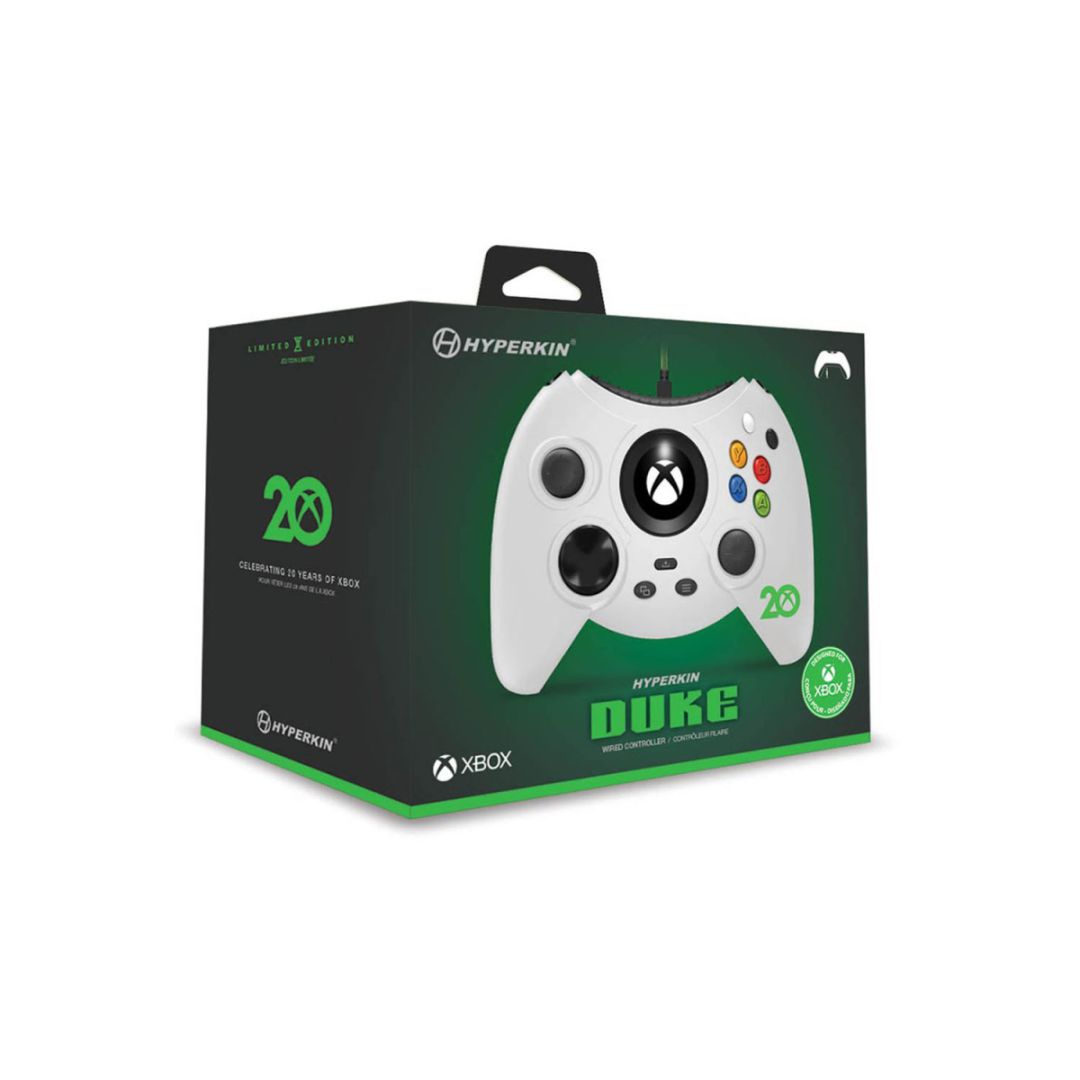 HYPERKIN  Duke Wired 20th Anniversary Limited Edition Gamepad White