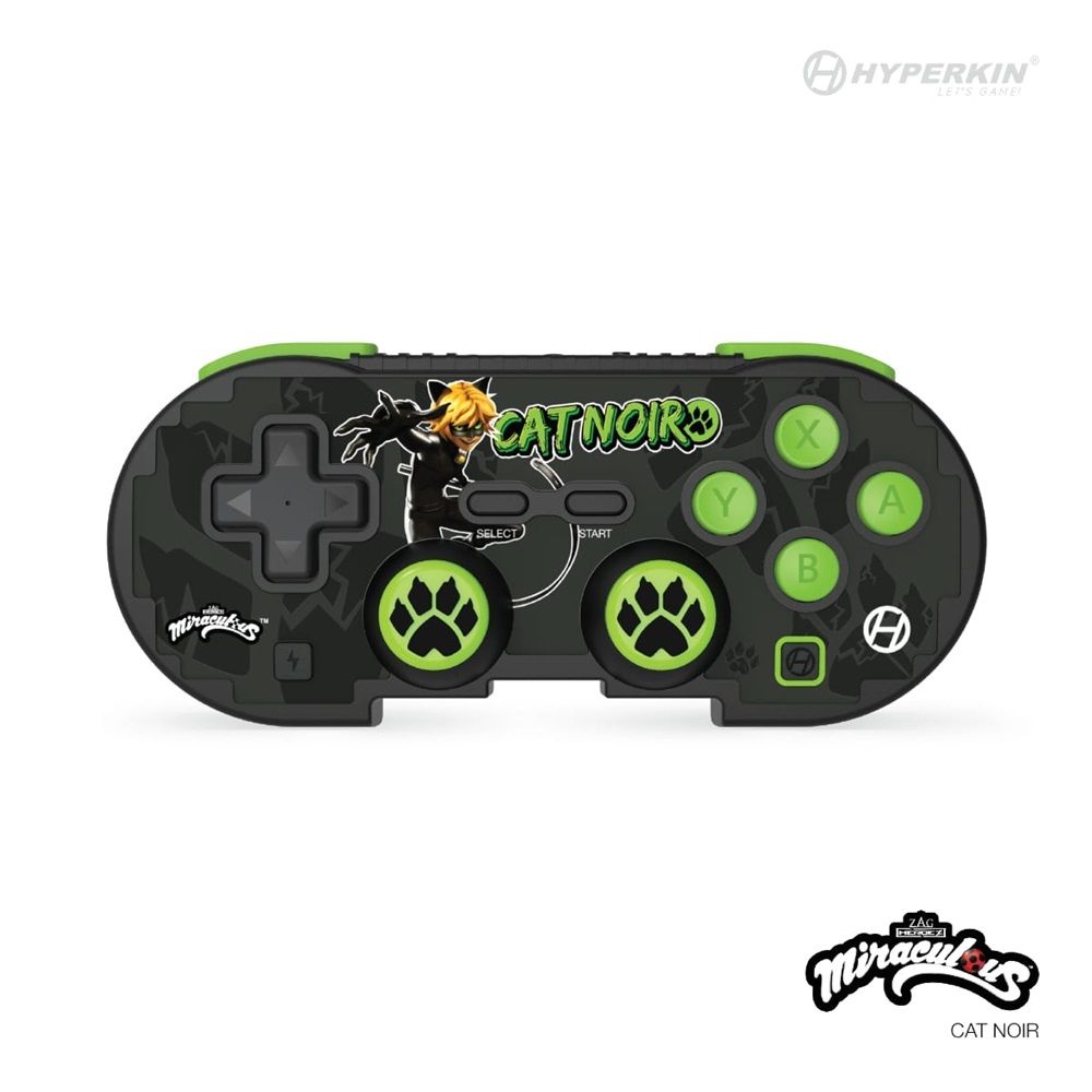 HYPERKIN  Pixel Art Miraculous Gamepad Cat Noir