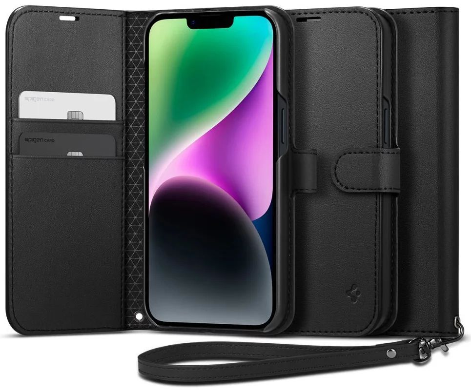 Spigen Wallet S iPhone 14 Black