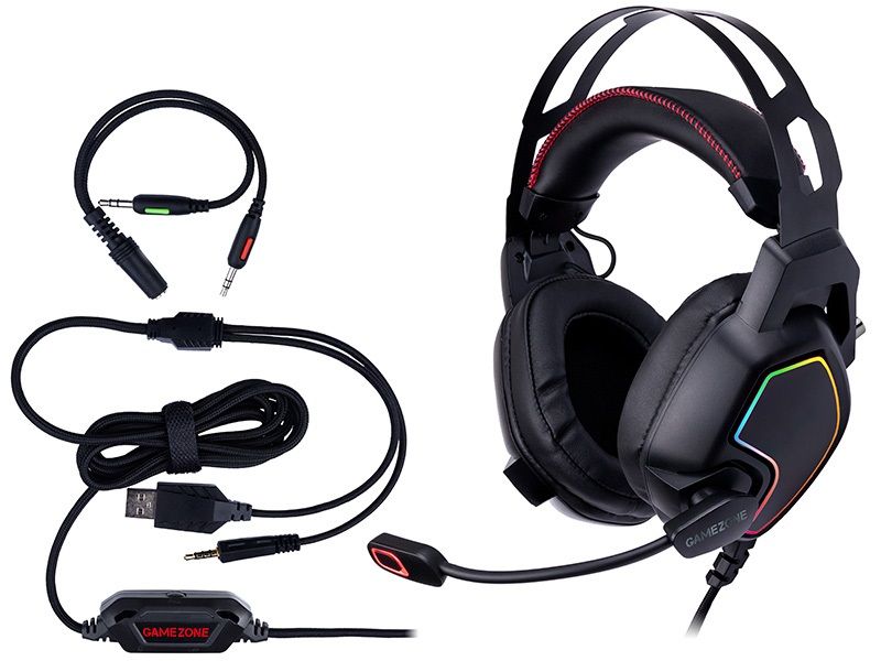 Tracer Raptor V2 GameZone RGB Gaming Headset Black