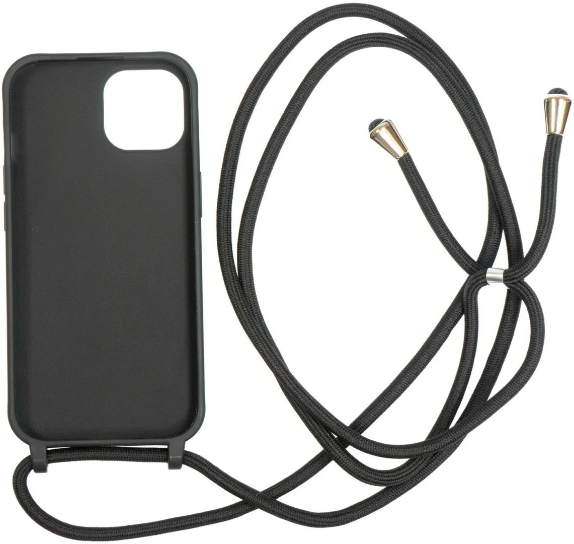 Mobile Origin Lanyard Case iPhone 15 Black